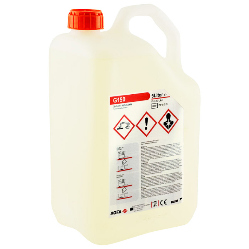 Концентрований проявник для ручної обробки рентген плівки G150 5л на 30 л розчину